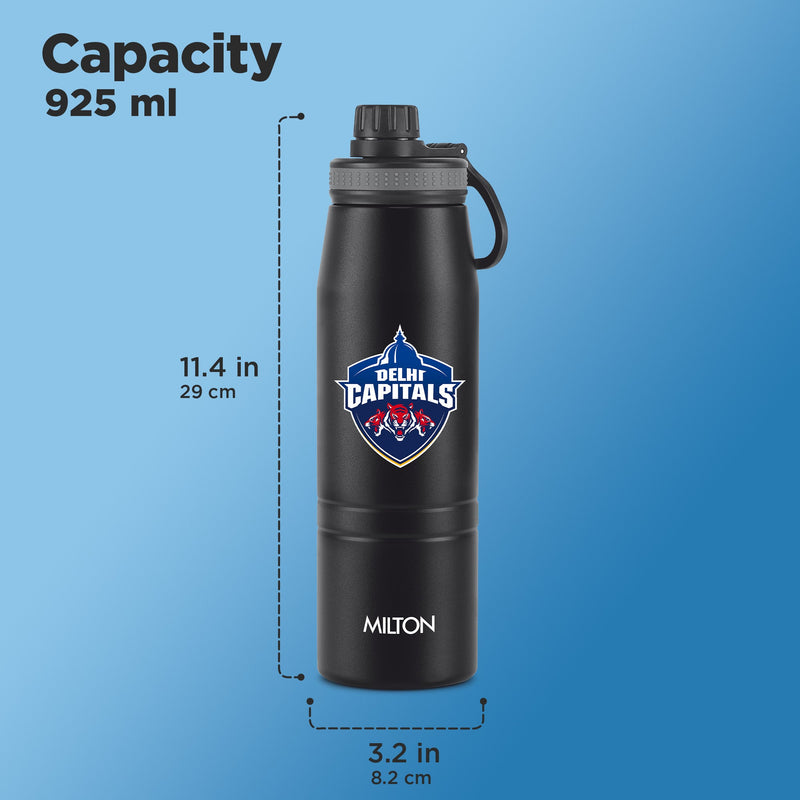 Sports Sparkle UV Printing Thermosteel Bottle - Delhi Capitals (DC) - Milton