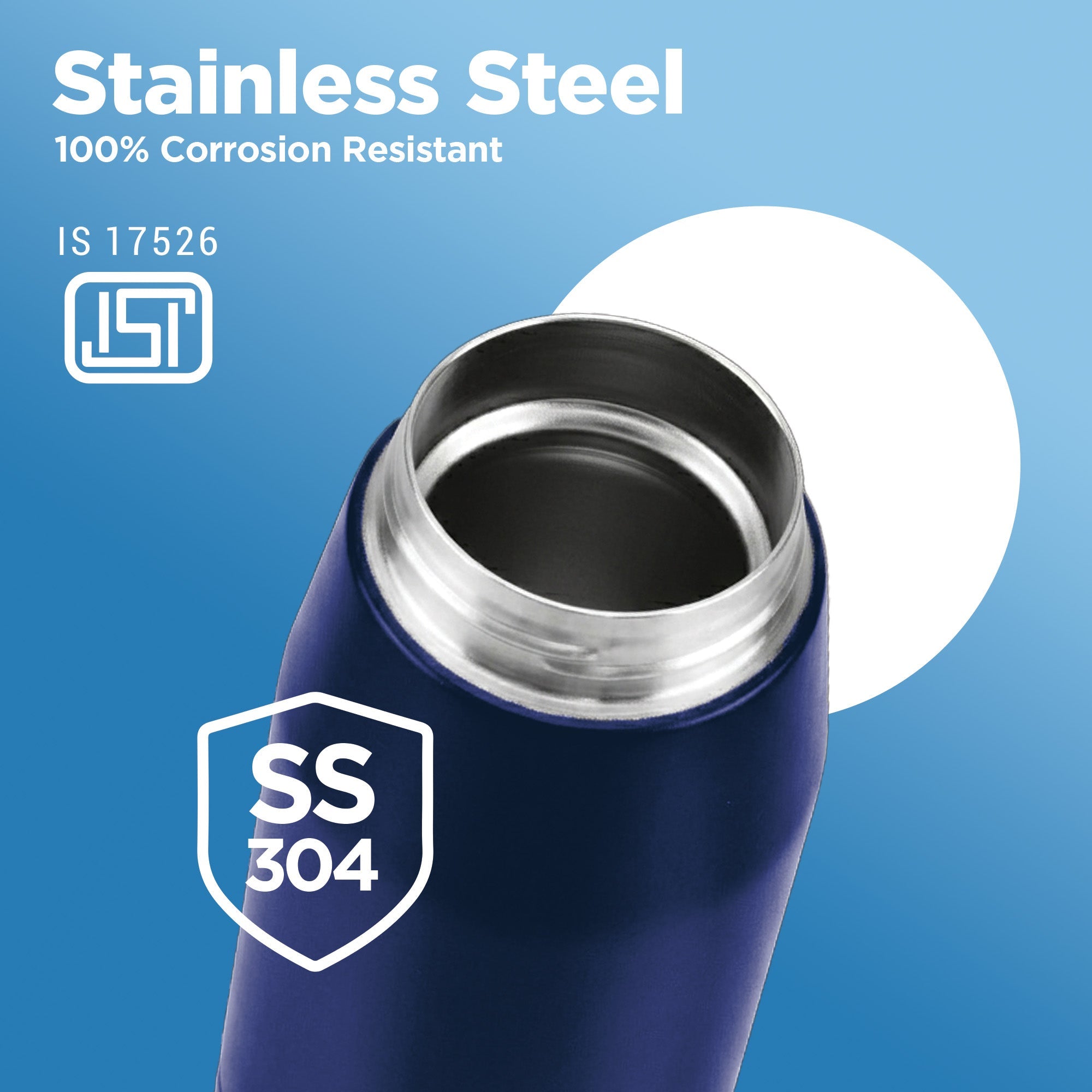 Sports Sparkle UV Printing Thermosteel Bottle - Delhi Capitals (DC) - Milton