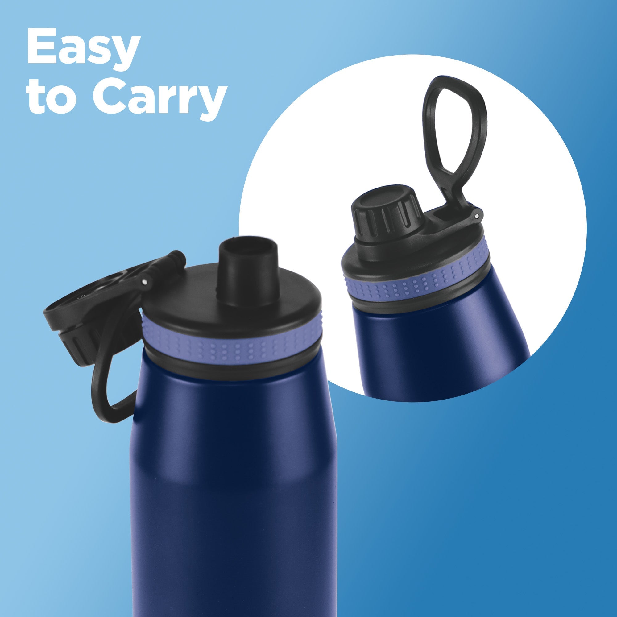 Sports Sparkle UV Printing Thermosteel Bottle - Delhi Capitals (DC) - Milton