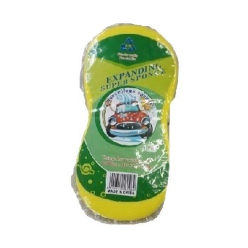 Car Wash Sponge Span Basuh Kereta Vacum Compressed Shampoo Kereta Exterior Washer Span Basuh Motor Motorsikal Myvi Saga-1