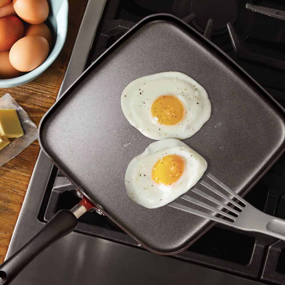 Meyer Premium Non-Stick Square Tawa 28cm (3mm Thick)