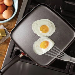 Meyer Premium Non-Stick Square Tawa 28cm (3mm Thick)