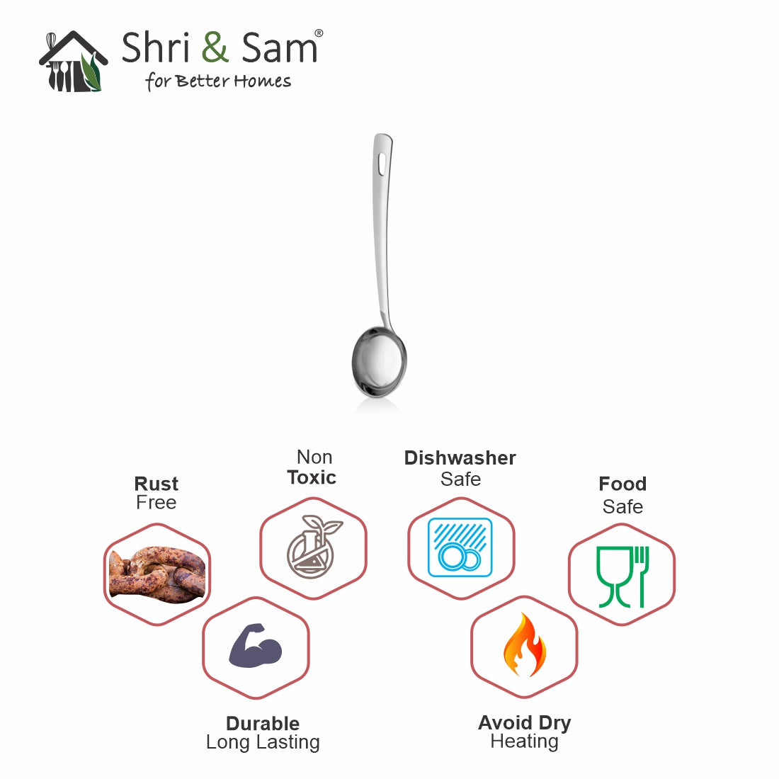 Stainless Steel Ladle Kitchen Tool LD