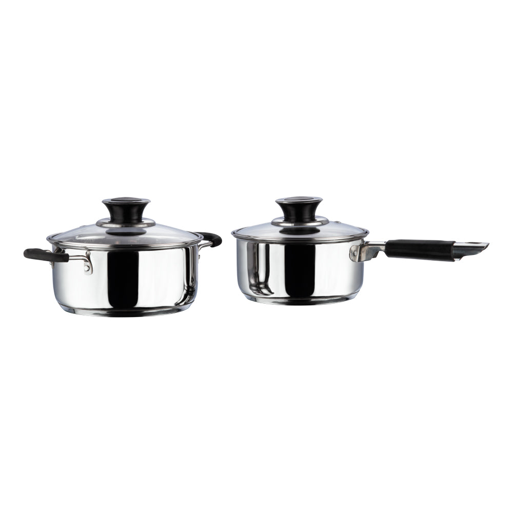 Vinod Stainless Steel Master Chef Cookware Set (Induction Friendly) - Set 3