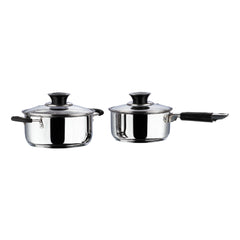 Vinod Stainless Steel Master Chef Cookware Set (Induction Friendly) - Set 3