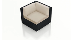 Arena Outdoor Sofa Set 7 Seater, Single seater and 1 Center Table With 1 Side Table Set (Black)