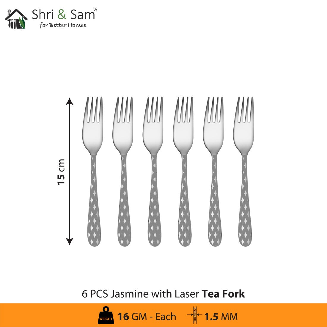 Stainless Steel Cutlery with Laser 2 Jasmine