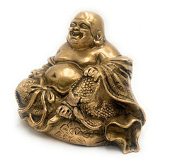 Handcrafted Brass Kubera Idol | Kuber Kuvera Dhanapati Vaisravana Murti | God of Wealth Statue Vigraha for Pooja, Temple, Home Decor & Gifts,Gold, 4.5 Inch, 1 Piece