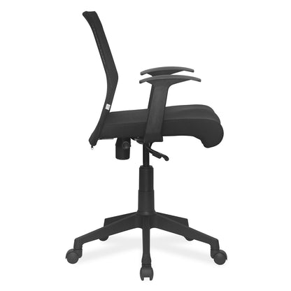 Nilkamal Thames Low Back Mesh Chair (Black)