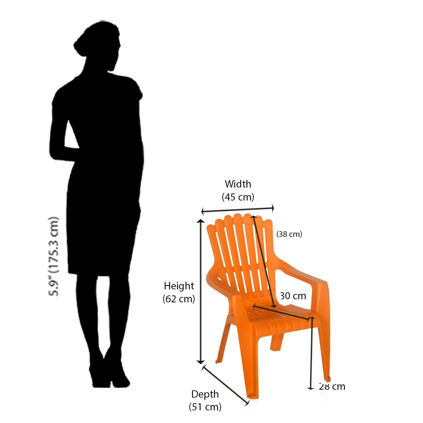 Nilkamal TOYCHR5026 Plastic Kids Arm Chair