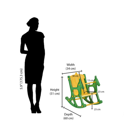 Nilkamal Toy Jungle Plastic Baby Arm Chair