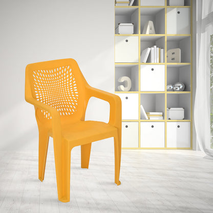 Nilkamal Trendy Plastic Chair with Arm Rest
