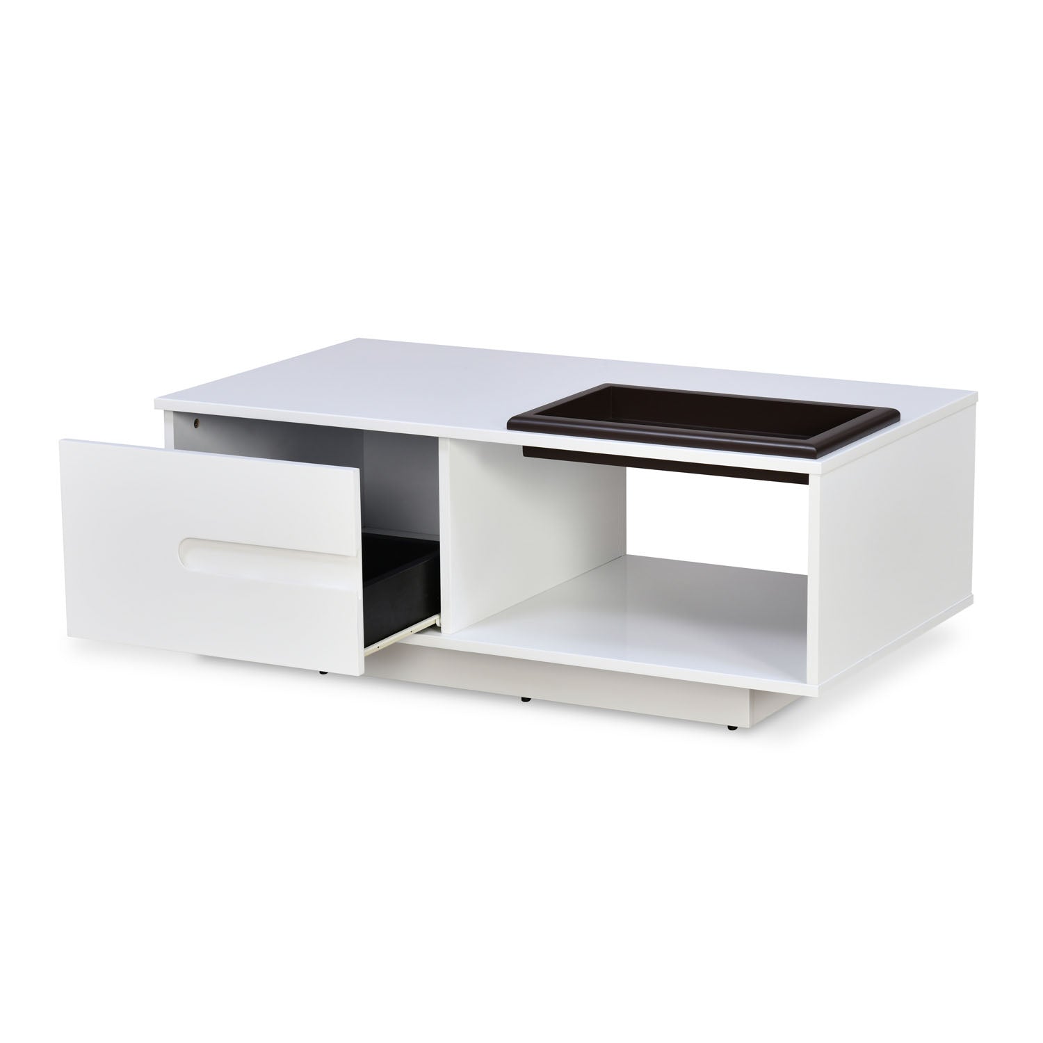 Nilkamal Trevi Engineered Wood Center Table (White)