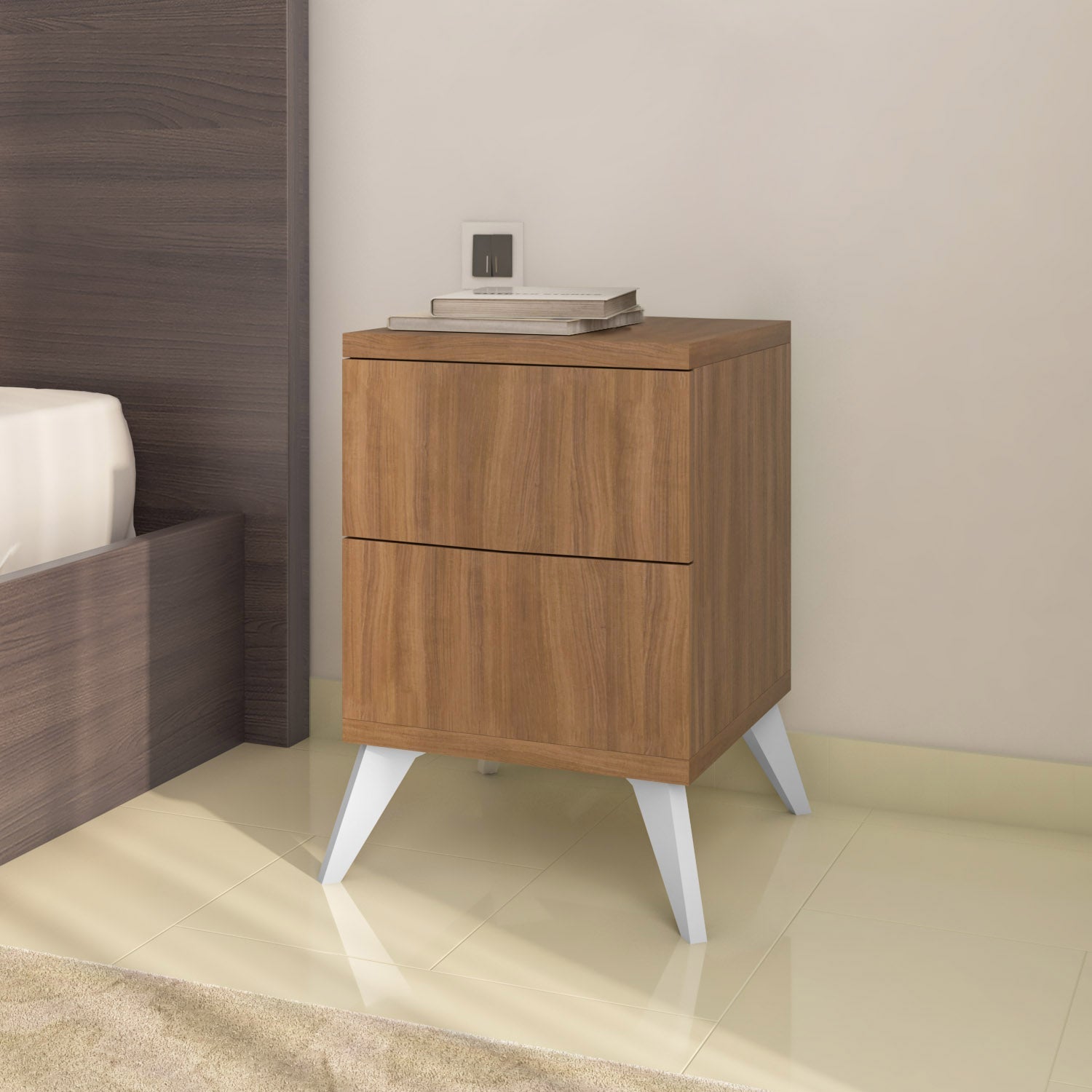 Nilkamal Trixie Night Stand (Oak)