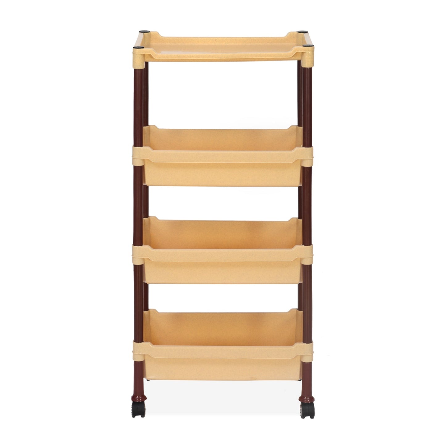 Nilkamal Trolley 23 (Maroon and Marble Beige)