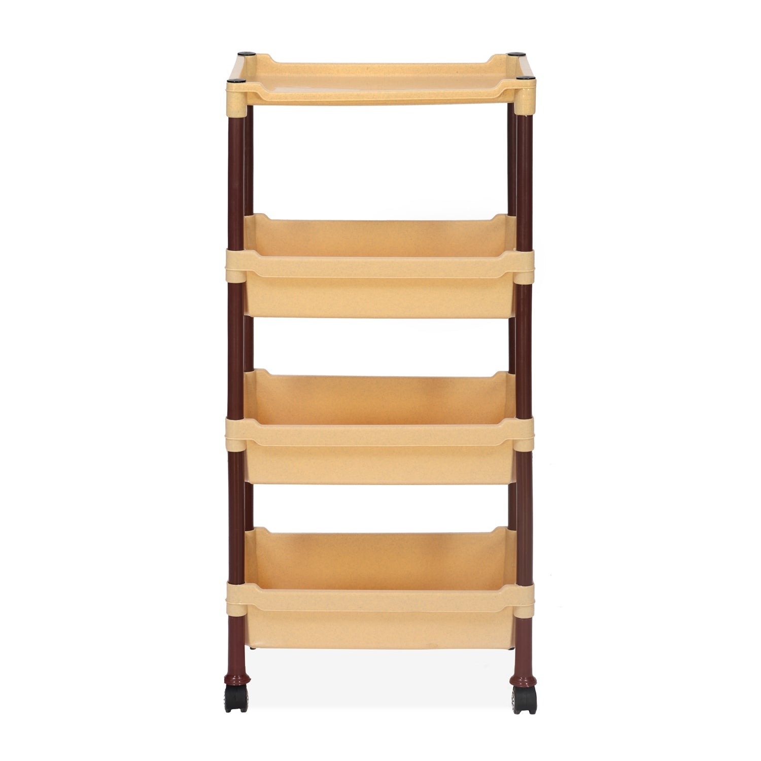 Nilkamal Trolley 23 (Maroon and Marble Beige)