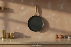 Pure Iron Dosa Tawa (10 Inches) + Free Wooden Flip