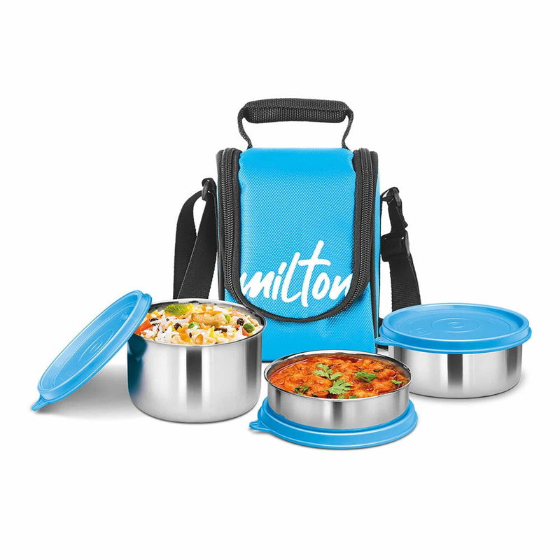 Tasty Lunch Steel Tiffin (Milton)