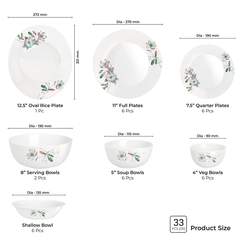 Terrana Collection Dinner Set - BLUSH