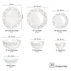 Terrana Collection Dinner Set - HAZEL