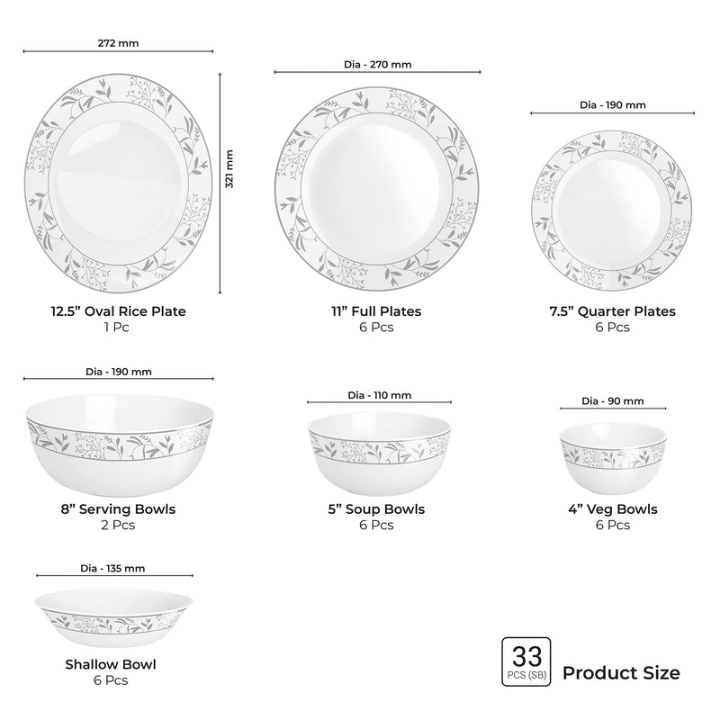 Terrana Collection Dinner Set - HAZEL