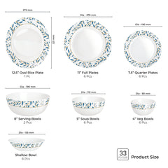 Terrana Collection Dinner Set - HELENA
