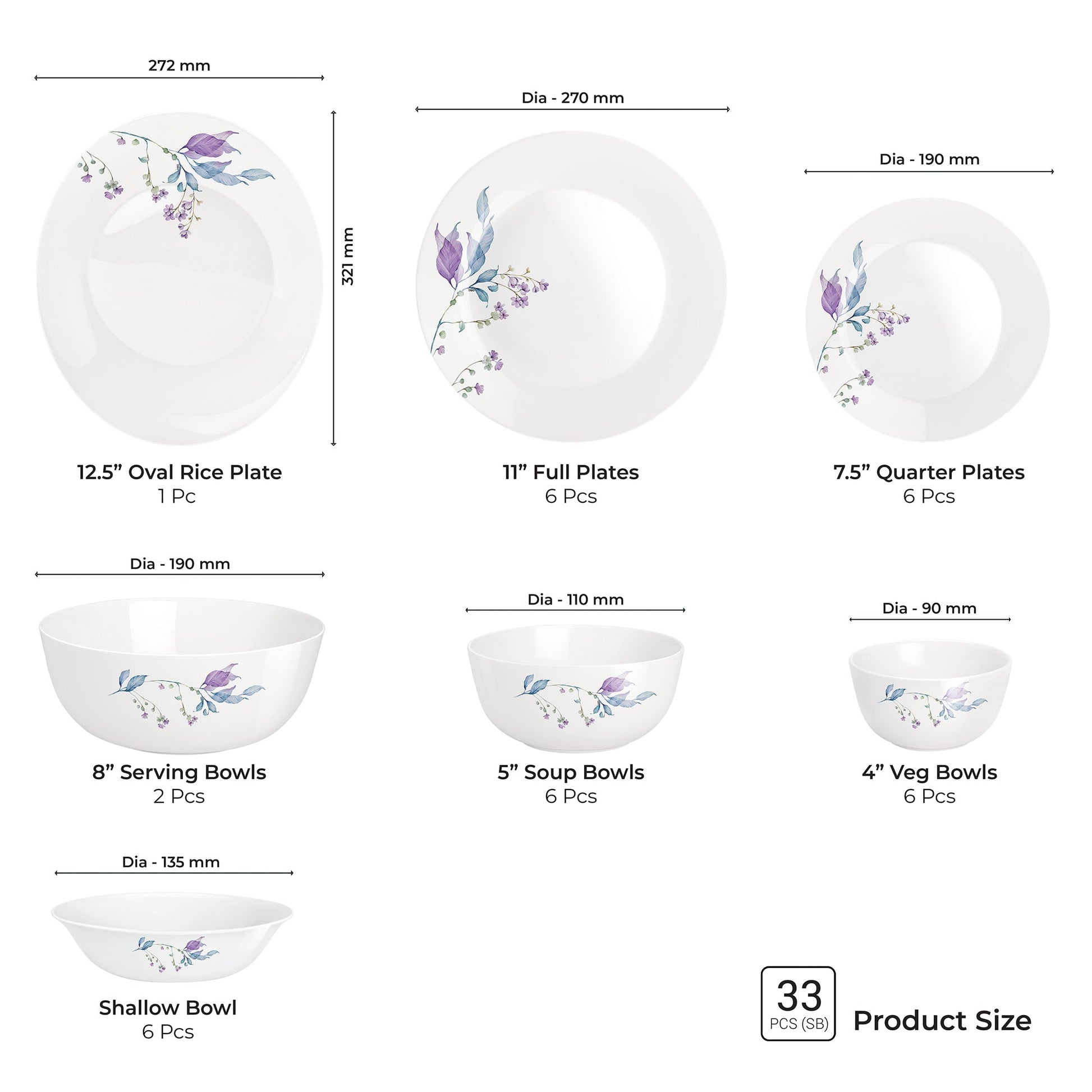 Terrana Collection Dinner Set - SERENA