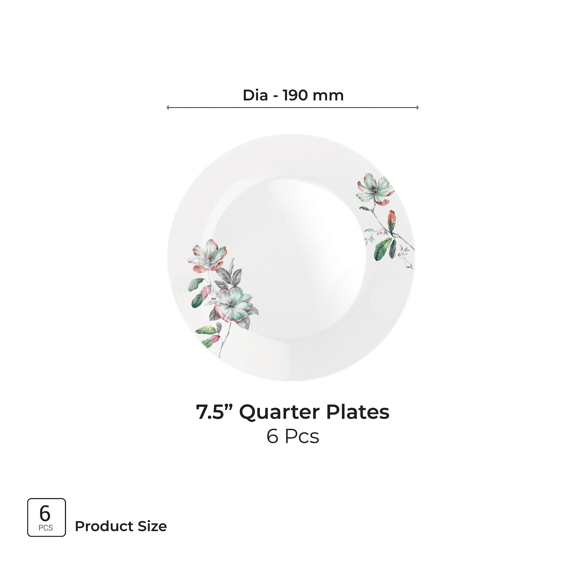 Terrana Collection Plate Set - BLUSH (Treo by Milton)