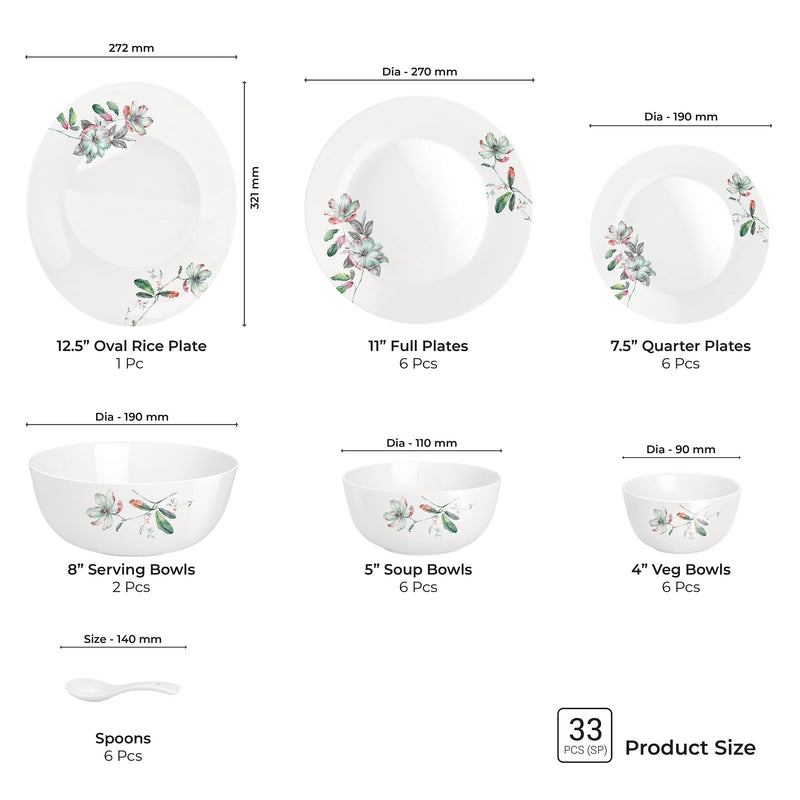 Terrana Collection Dinner Set - BLUSH