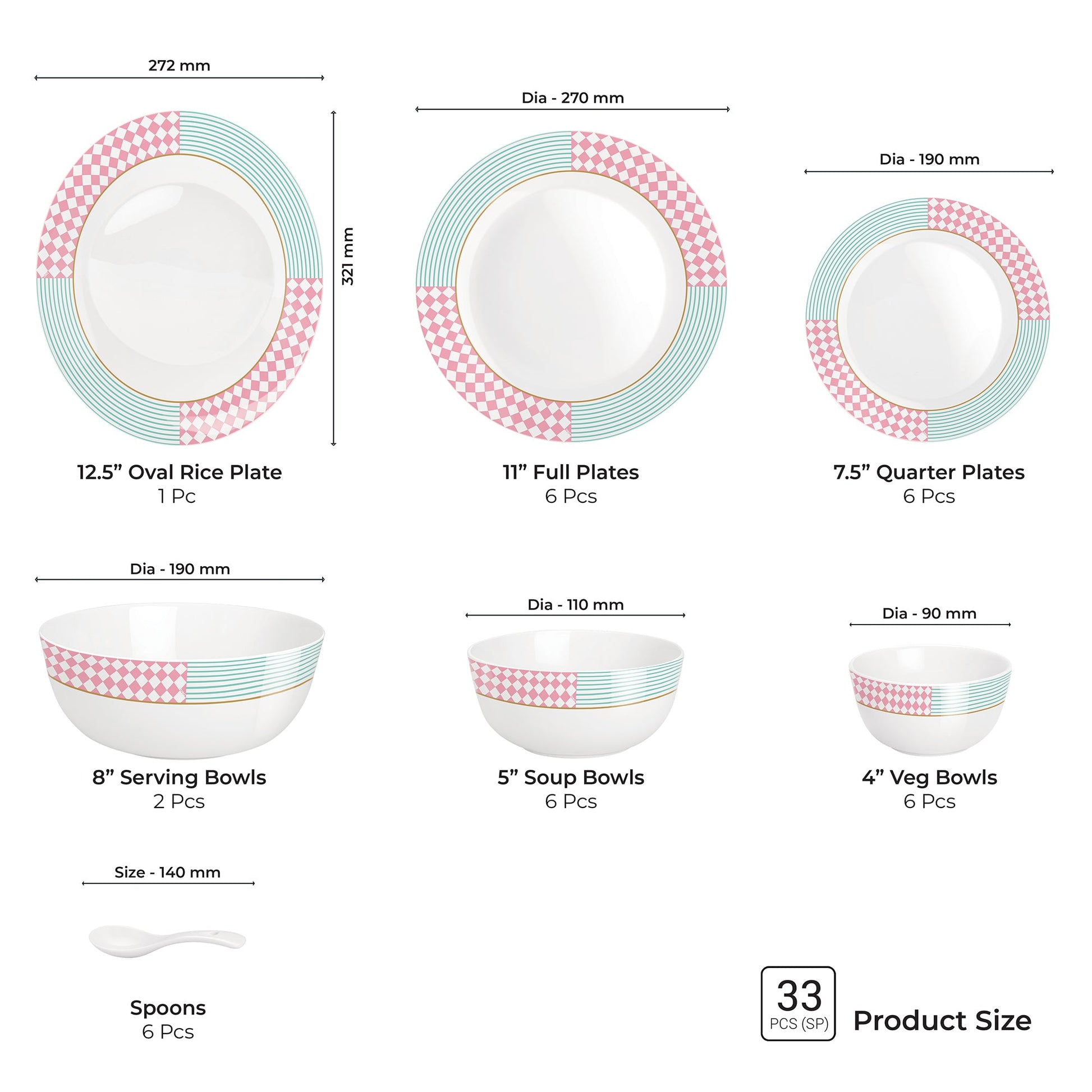 Terrana Collection Dinner Set - FRESCO
