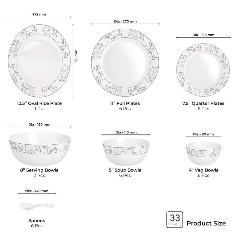 Terrana Collection Dinner Set - HAZEL
