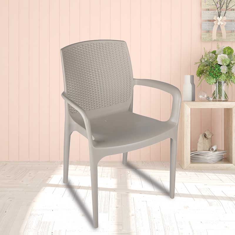 Supreme Texas Plastic With-Arm Chair