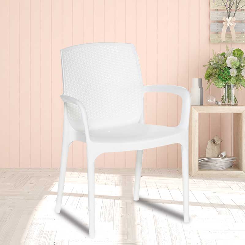Supreme Texas Plastic With-Arm Chair