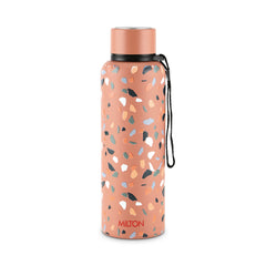 Textured Marble Stones 3D UV Printed Aura Thermosteel Bottle (Milton)