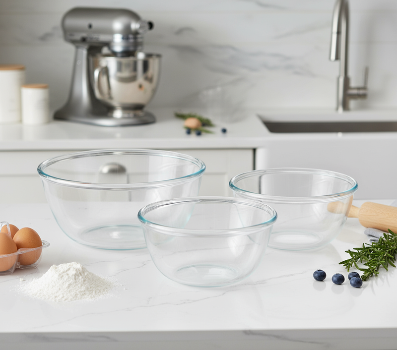 Mixing Bowl 3 pcs Set Without Lid (Treo by Milton)