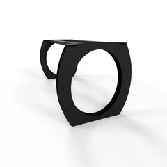 Round Table Base Circular Modern Legs Sleek Black Iron for Dining & Office Interiors