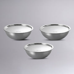MEYER Trivantage Pro Tasla with lid 3pcs Set (20cm Tasla With Lid + 24cm Tasla With Lid + 26cm Tasla With Lid)