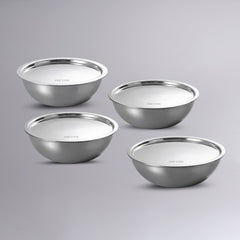 MEYER Trivantage Pro Tasla with lid 4pcs Set (18cm Tasla With Lid + 20cm Tasla With Lid + 22cm Tasla With Lid + 24cm Tasla With Lid)