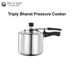 Stainless Steel Triply Bharat Pressure Cooker