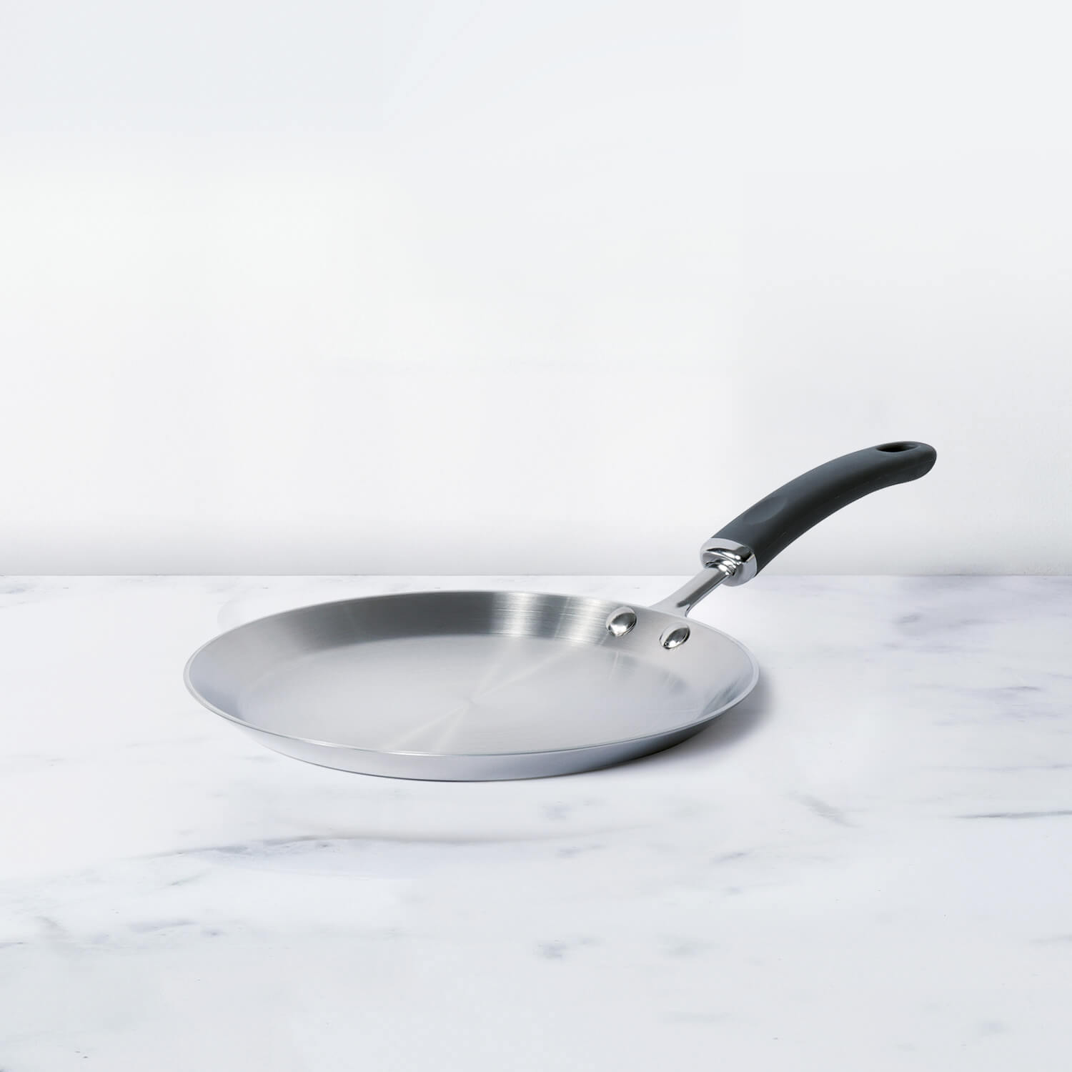 Meyer Trivantage Stainless Steel Triply Cookware Flat Tawa, 24cm