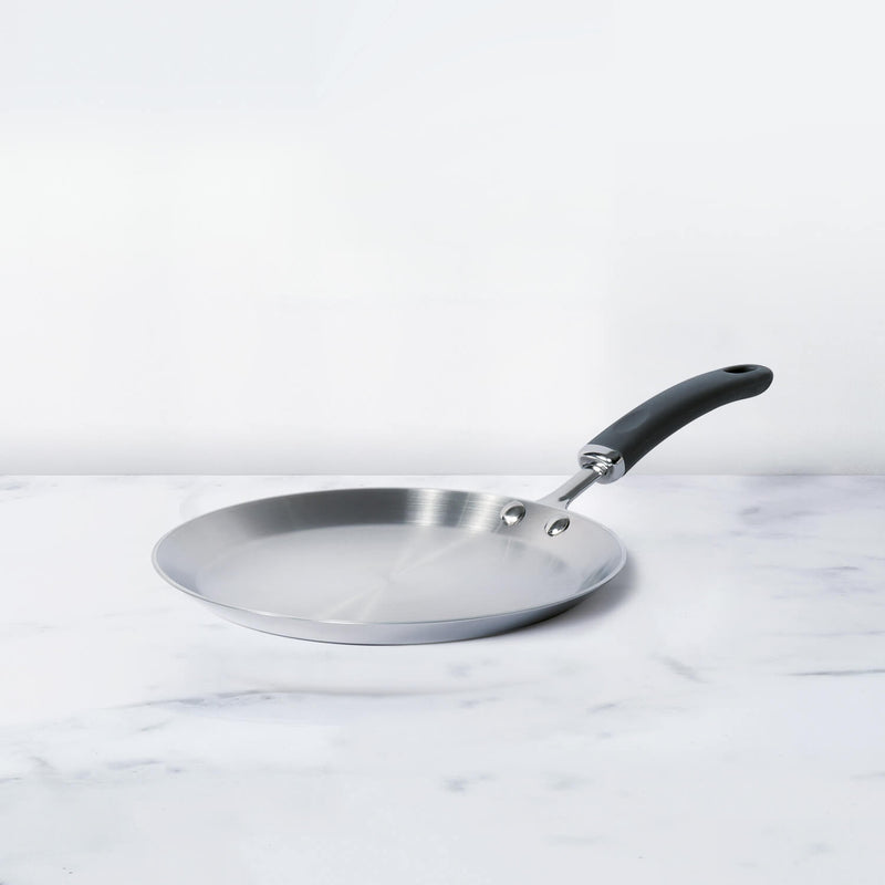 Meyer Trivantage Stainless Steel Triply Cookware Flat Tawa, 24cm