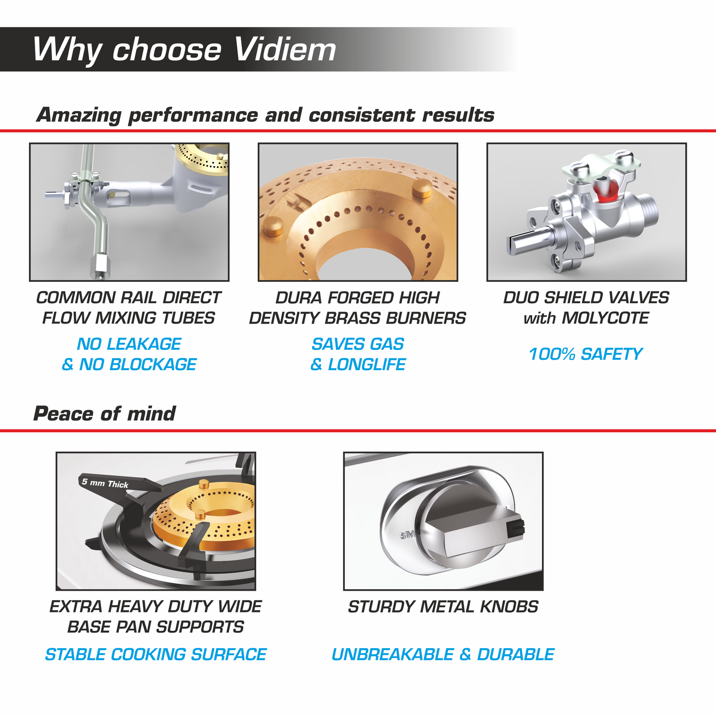 VIDIEM TUSKER 4Burner Gas Stove