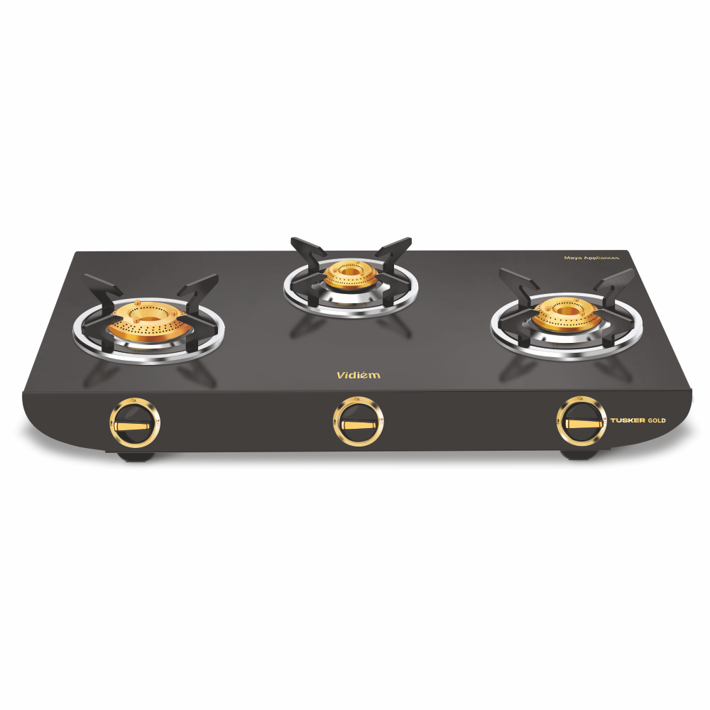VIDIEM TUSKER GOLD 3Burner Gas Stove
