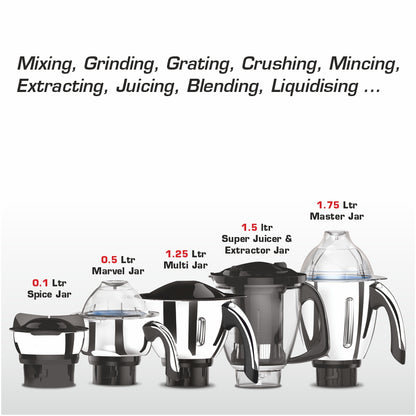 VIDIEM TUSKER 750W MIXER GRINDER