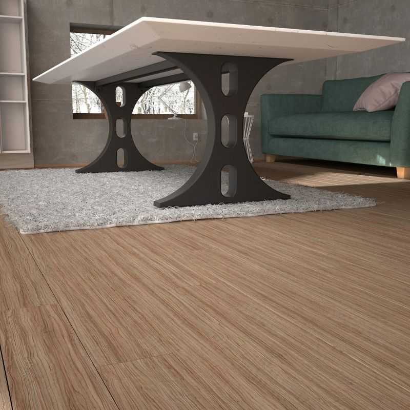 MS Powder C-Shape Coated Metal Table Legs | Industrial Legs Design for Desks & Tables
