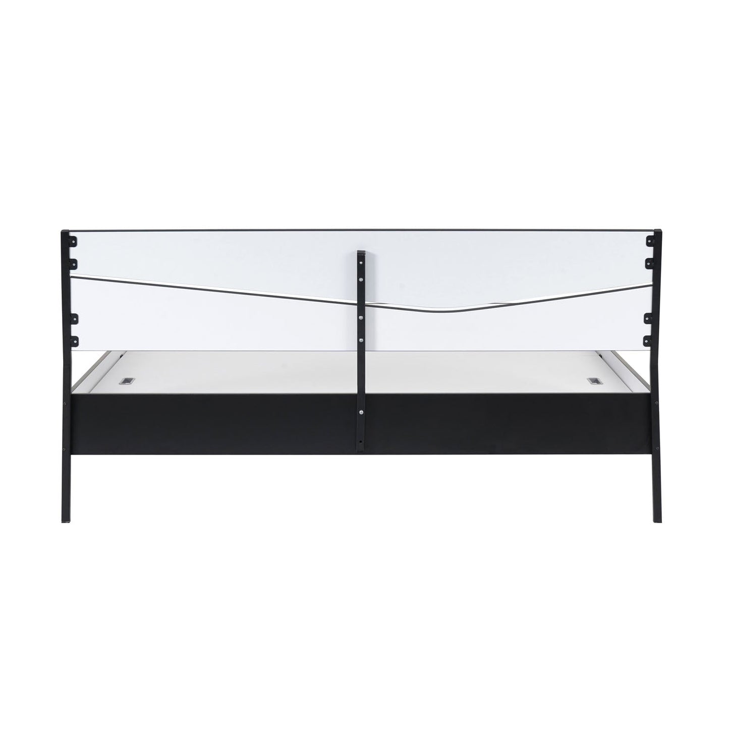 Nilkamal Urbenia Engineered Wood Without Storage King Bed (Black)
