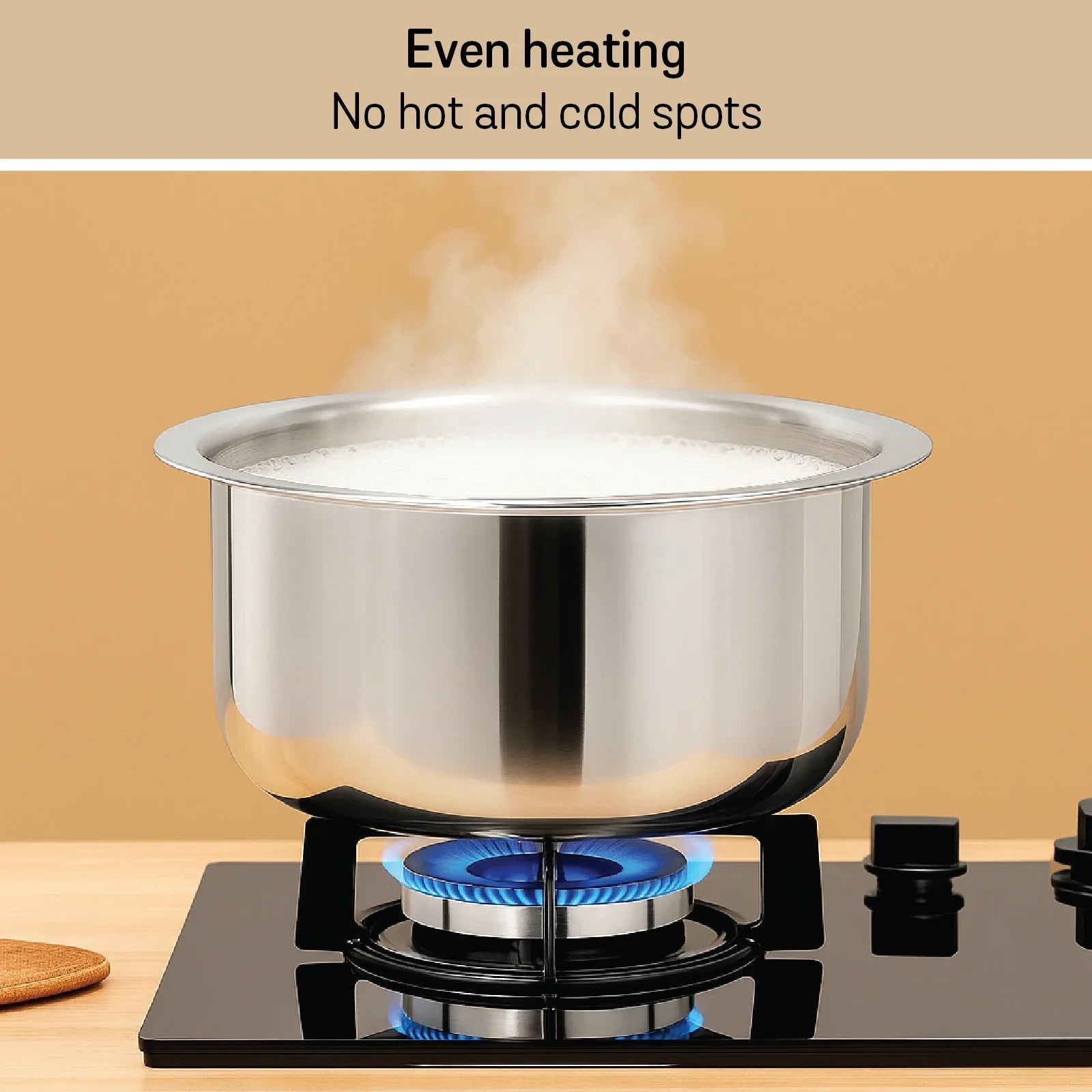 Meyer Trivantage 14cm Tri-Ply Stainless Steel Tope With Lid