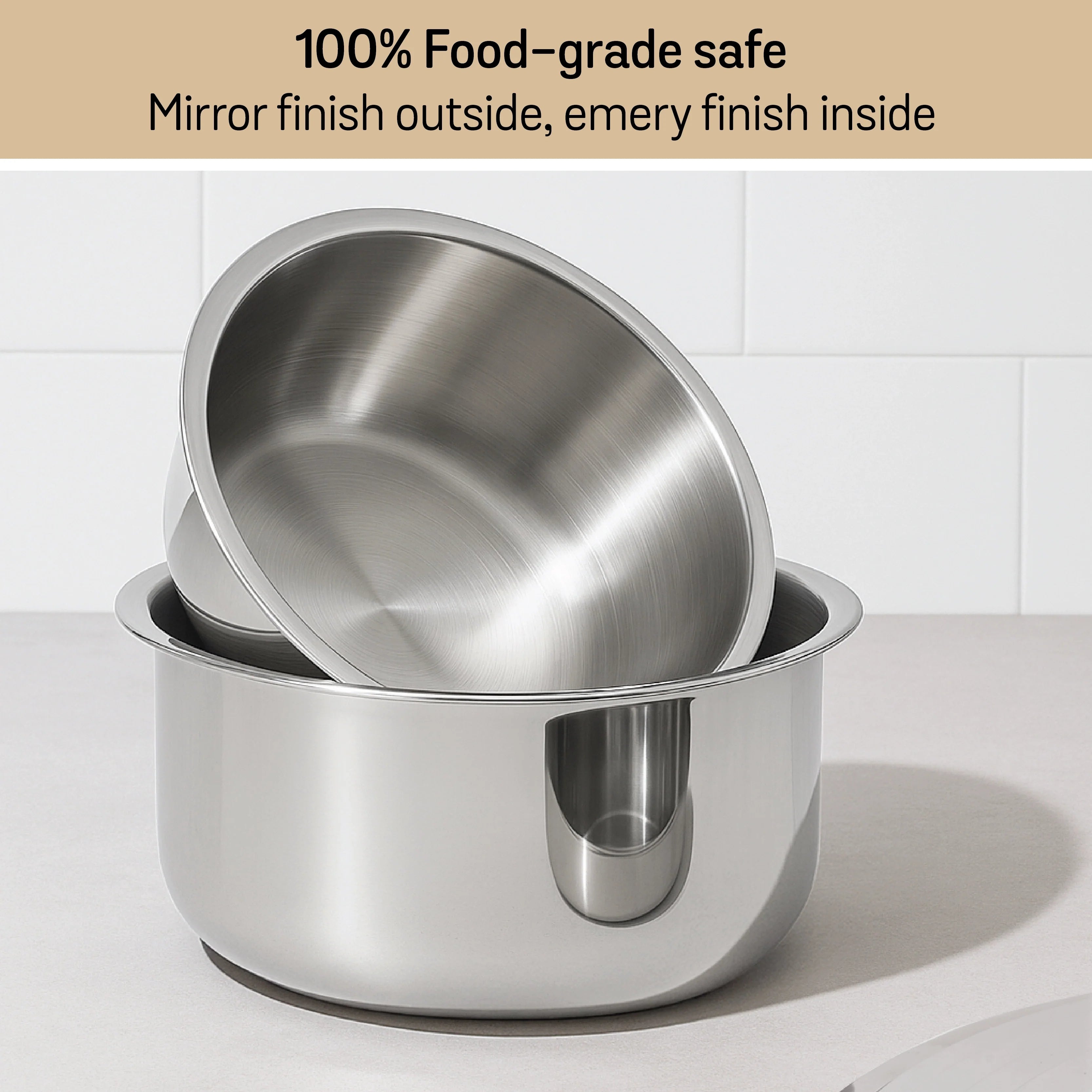 Meyer Trivantage 22cm Tri-Ply Stainless Steel Tope With Lid