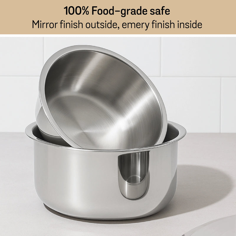 Meyer Trivantage 26cm Tri-Ply Stainless Steel Tope With Lid