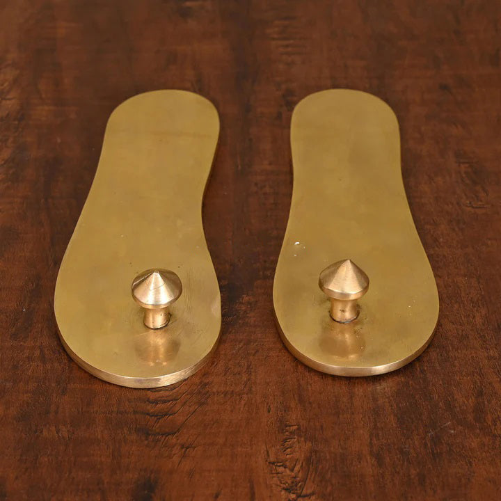 Brass Superfine Charan Paduka (8.5 Inch)